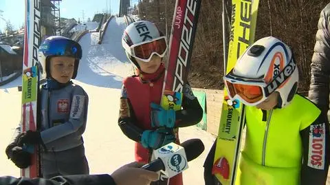 Young Polish ski-jumpers are dreaming to replace their idols in the future