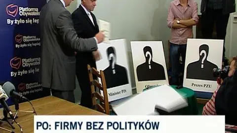 PO zamierza obalić "pisowski oligarchiczny" stolik