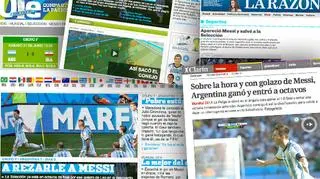 Argentyńska prasa po meczu z Iranem