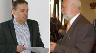 Burmistrz Uniejowa (po lewej) chce secesji. Starosta komentuje: to dziecinada