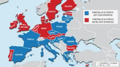 Połowa Unii bez ciszy wyborczej. Zobacz, gdzie nie muszą milczeć