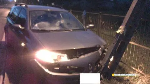 Świadkowie: Policjant uciekł z miejsca wypadku. 
Winę wzięła na siebie żona 