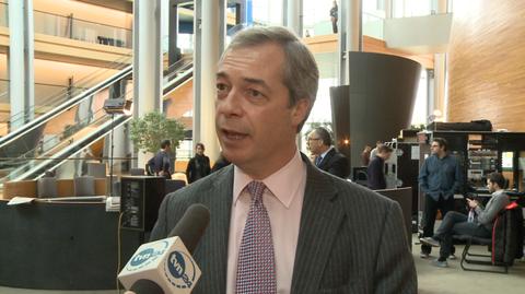 Farage o Tusku: prywatnie nic do niego nie mam
