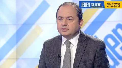Konrad Szymański w "Jeden na jeden"