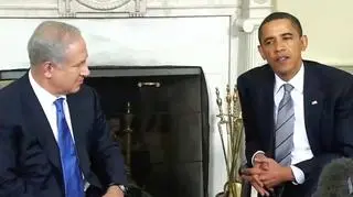 Benjamin Netanjahu i Barack Obama w czasie spotkania w 2009 r. 