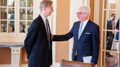 Jacek Czaputowicz spotkał się z Brianem Hookiem podczas pobytu w Waszyngtonie, gdzie odbywa się sesja ministerialna z okazji 70-lecia NATO