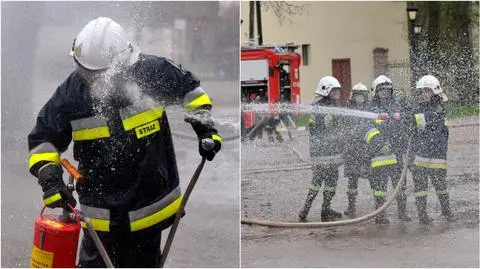 Strażacy walczyli sikawkami. Nowa tradycja śmigus-dyngusowa