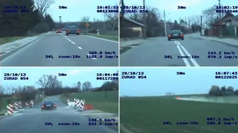 200 km/h w terenie zabudowanym bez prawa jazdy. 20-latek zatrzymany po pościgu