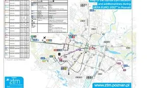 Komunikacja w Poznaniu na mecz Chorwacja-Włochy 