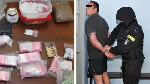 Nalot zdmuchnął siedmiu dilerów