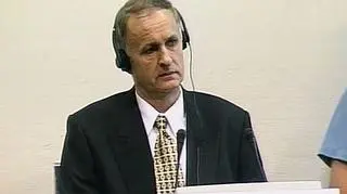 Radislav Krstić na sali sądowej