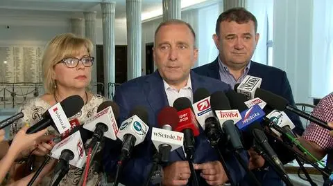 Grzegorz Schetyna na konferencji prasowej w Sejmie powiedział, że PO chce powołania komisji śledczej 