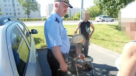 Miała opiekować się dzieckiem, oddała je bezdomnemu