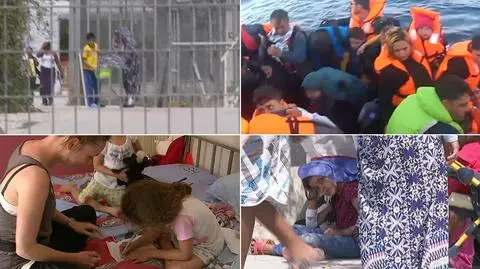 Z powodu kryzysu migracyjnego w krótkim czasie na wyspę Lesbos przedostało się dziesiątki tysięcy uchodźców