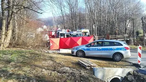 Śmierć na drodze w Rychwałdku