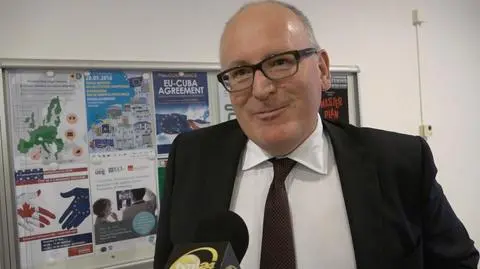 Timmermans o oczekiwaniach wobec polskiego rządu ws. TK