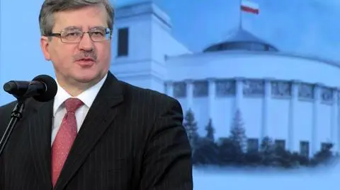 Komorowski nie potwierdza słów Palikota