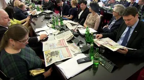W czasie obrad komisji w utarczkę słowną z posłem PO wdała się Krystyna Pawłowicz 