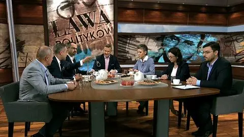 Polityk SLD przyniósł do studia kajdanki