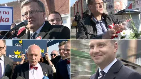 Duda chce obniżyć podatki. Komorowski uczcił ofiary Katynia