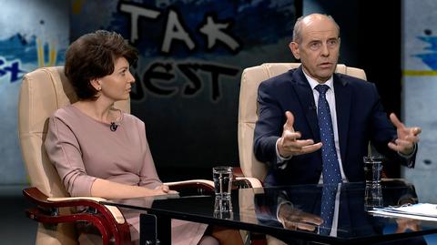 Monika Rosa i Jan Klawiter w „Tak Jest”