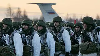 Rosyjskie wojska powietrznodesantowe ćwiczą