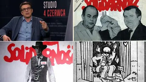 Wspomnienie kampanii wyborczej &#039;89 w "Studio 4 czerwca" w TVN24