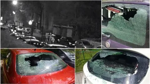 Kraków. 28 zniszczonych samochodów. Zarzuty dla wandali