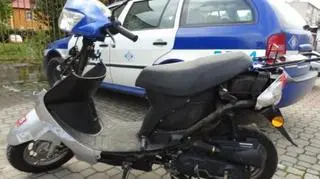 Mężczyzna poruszał się skuterem