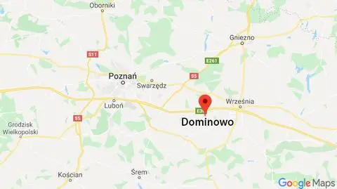 Dominowo: paralotnia spadła na ziemię z dwiema osobami