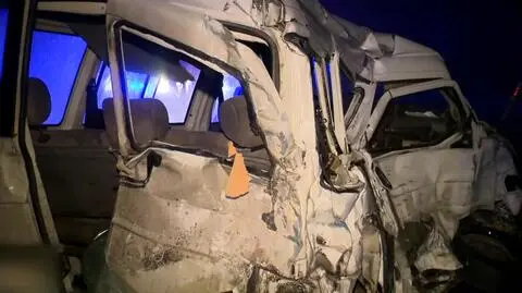 Zderzenie busów i ciężarówki na trasie Białystok-Warszawa