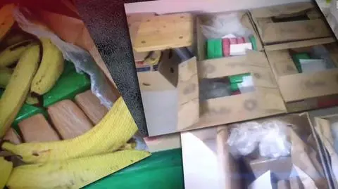 Cocaine worth roughly 80 million zlotys has been discovered in banana boxes 