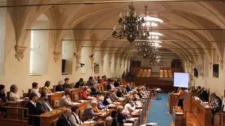 Czeski senat obraduje w Pałacu Wallensteina