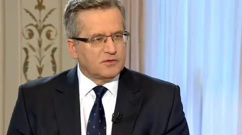 Komorowski: Działania względem Krymu objawem słabości Rosji