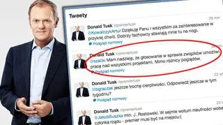 Donald Tusk na Twitterze o związkach partnerskich: wszystkie projekty do komisji sejmowych