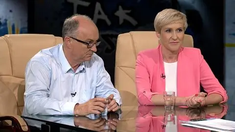 Urszula Pasławska i Włodzimierz Czarzasty w Tak jest