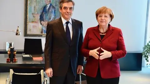 Francois Fillon spotkał się z Angelą Merkel