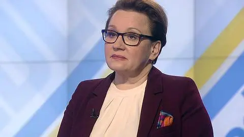 Minister Anna Zalewska była gościem "Jeden na jeden"