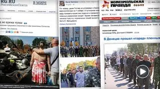 "Parada jeńców" w Doniecku i "Parada w czasach zarazy" w Kijowie - o tym pisały rosyjskie media