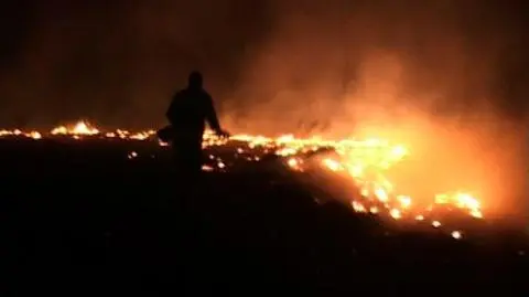 Bezmyślni podpalacze traw