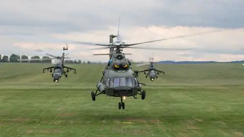 Śmigłowiec Mi-17 i dwa Mi-24