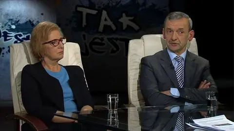 Ligia Krajewska i Sławomir Broniarz w Tak Jest