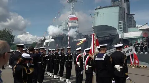 Salut świąteczny z pokładu ORP Błyskawica