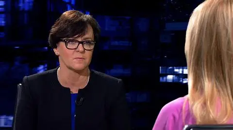 Gościem "Kropki nad i" była Joanna Kluzik-Rostkowska 