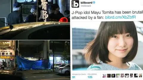 Mayu Tomita, gwiazda japońskiego popu, zaatakowana nożem przez fana
