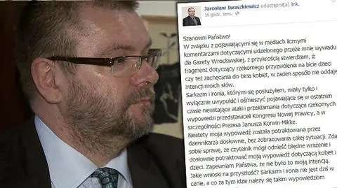 Europoseł o biciu kobiet: "Niejednej żonie taka reakcja by pomogła wrócić na ziemię"