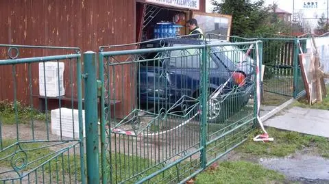 Fiesta wjechała do kiosku