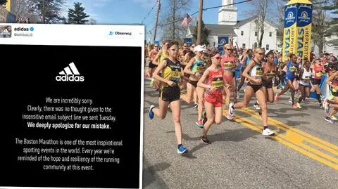E-mail od Adidasa: "Gratulacje, przetrwałeś Maraton Bostoński"