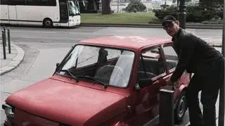 Tom Hanks z nowym samochodem