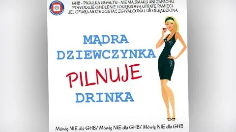 Kampania "Mądra dziewczynka pilnuje drinka" spotkała się z dużą krytyką